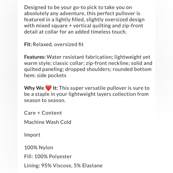 NWT Free People Priscilla Pullover Puffer Sz L PrimaLoft Cozy Retro Chic Outdoor - Picture 9 of 11